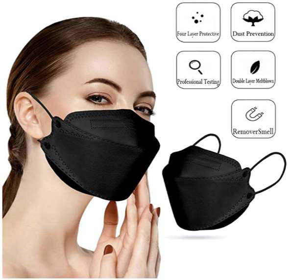 Black KF94 Respirator Face Masks